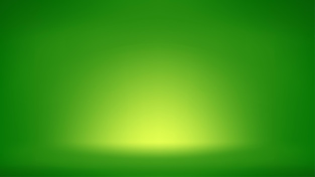 Natural green gradient abstract background Simple and modern studio background