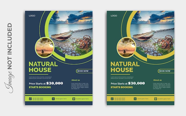 Natural House Flyer design