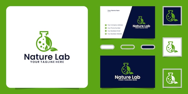 Natural laboratory and business card inspiration