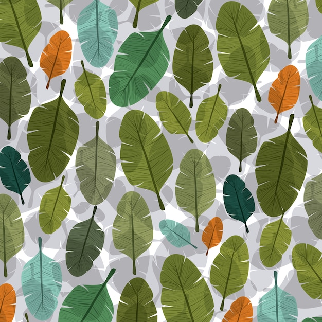 natural leafs pattern background 