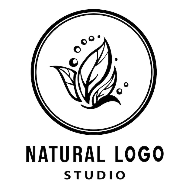 Vector natural logo studio designs