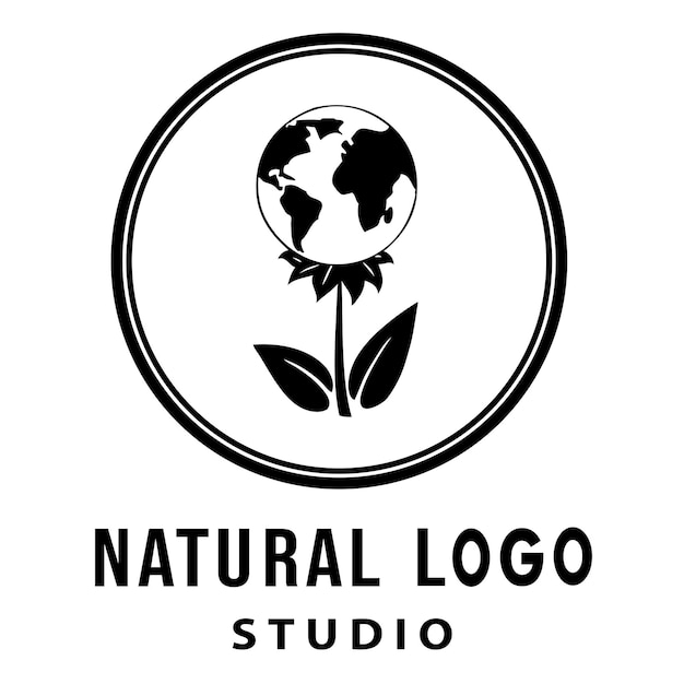 Disegni di studio di logo naturali