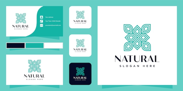 Natural logo template