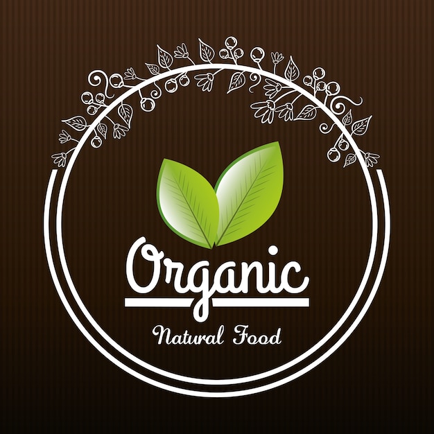 Vector natural and organic graphic design