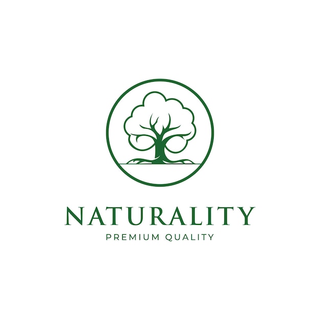 Vector natural park vector logo design