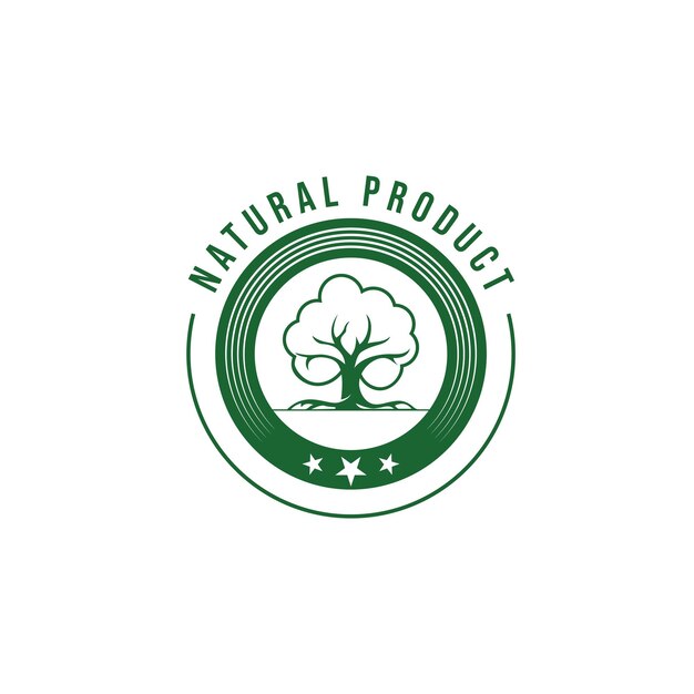 Vector natural park vector logo design