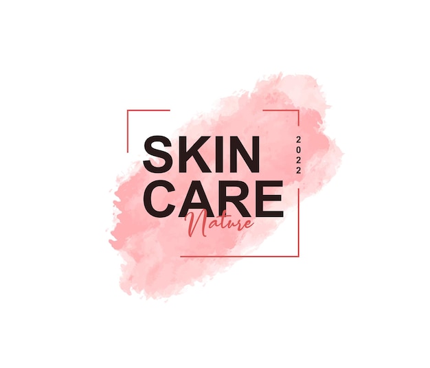 Natural skin care logo design
