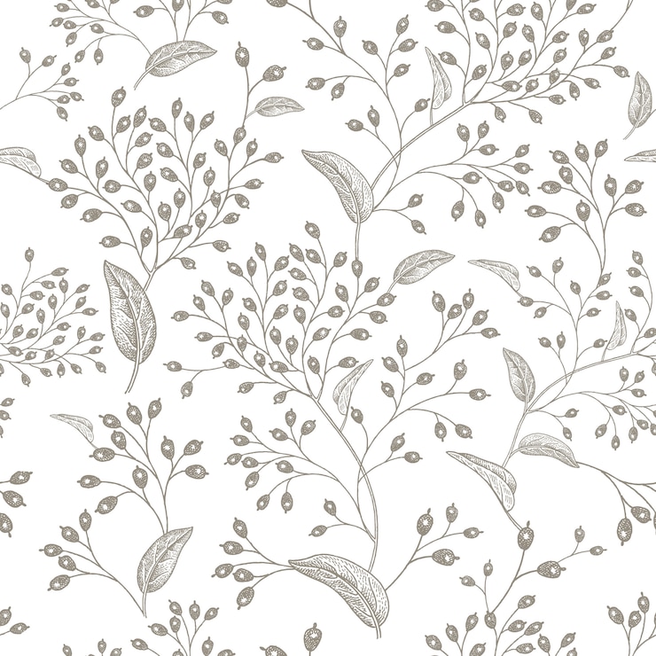 Vector natural vintage seamless pattern.