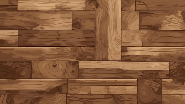 Vector natural wooden texture background vector illustration