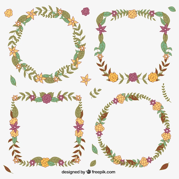 Natural wreaths for autumn