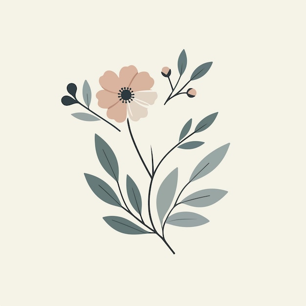 Vector nature aesthetic floral