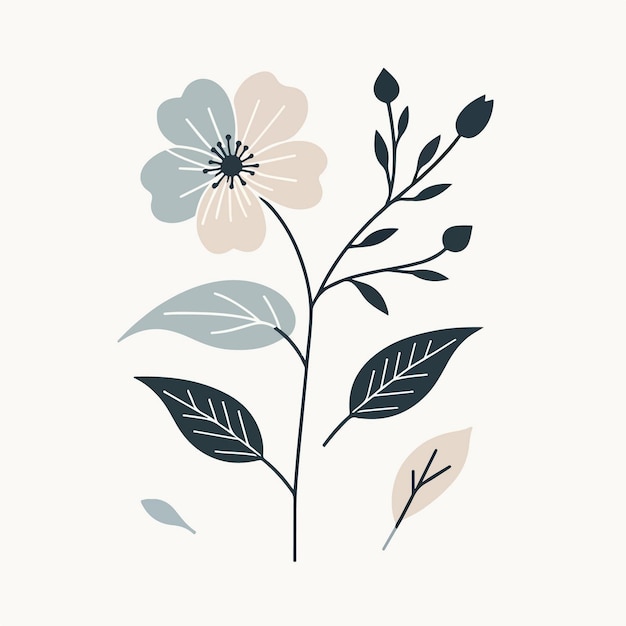 Vector nature aesthetic floral