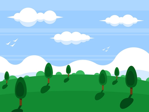 Nature background vector