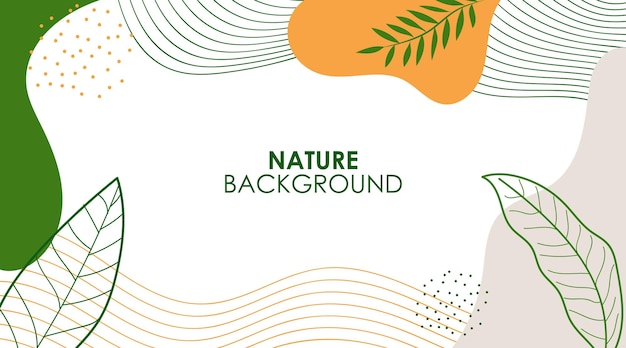 Vector nature background