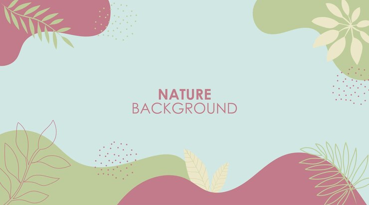 Vector nature background