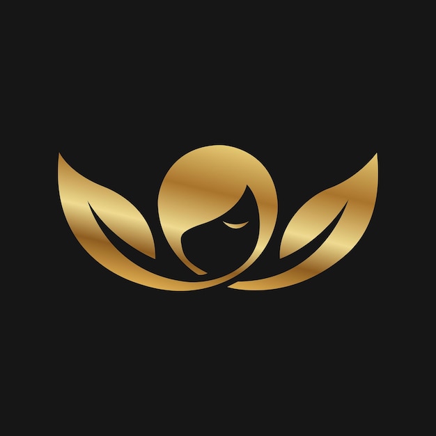 Шаблон дизайна логотипа красоты природы