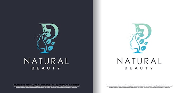 Nature beauty logo template with letter Z concept Premium Vector