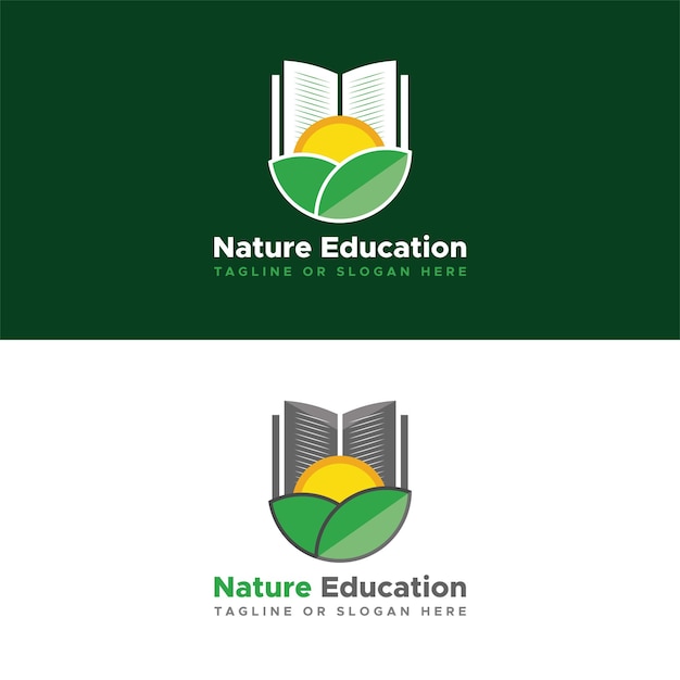 Logo di educazione alla natura