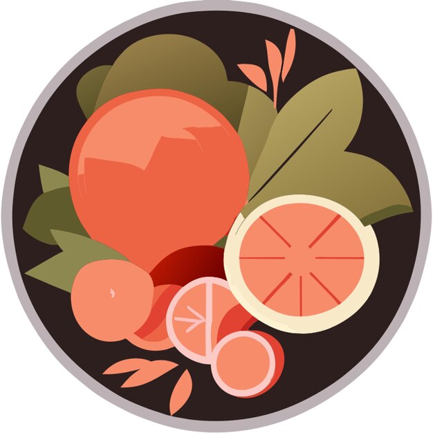 Vector nature food vector illustration