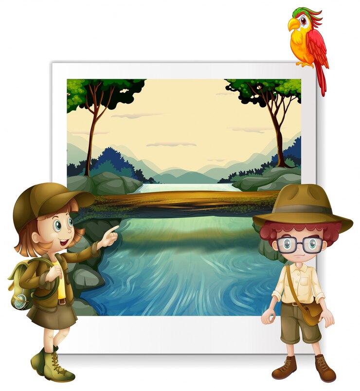 वेक्टर nature happy childhood kid pupil