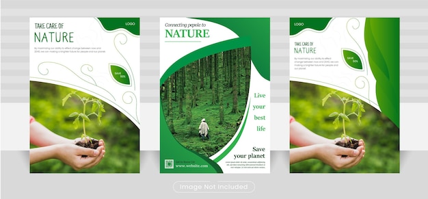 Nature Healthy Flyer Design 1 in 3