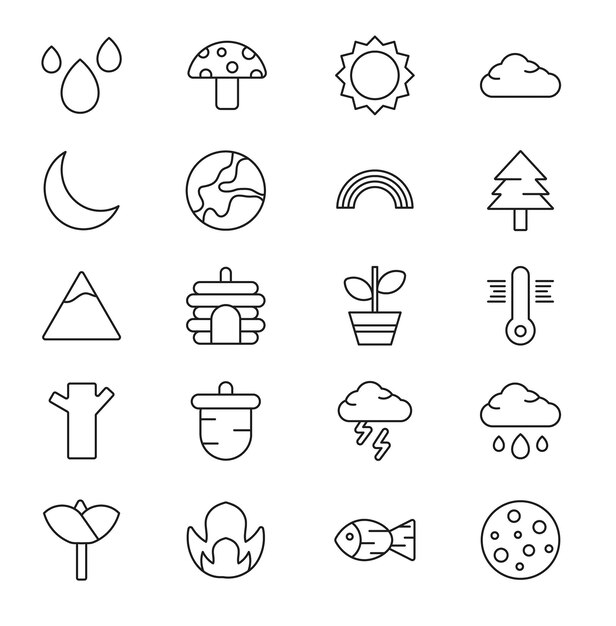 Nature Icon Set