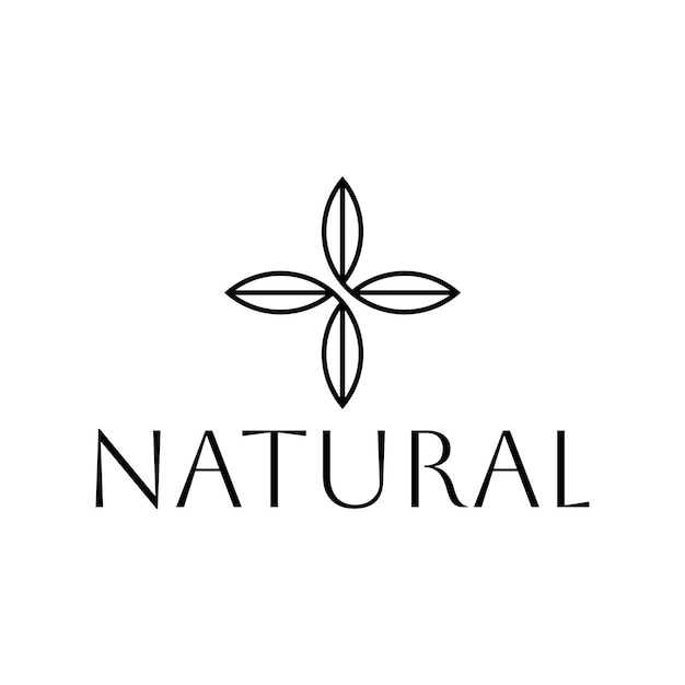 Vector nature leaf logo design