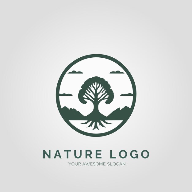 Nature Logo Concept for Company and Branding