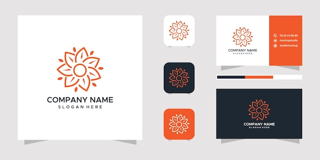 Nature logo design and business card.