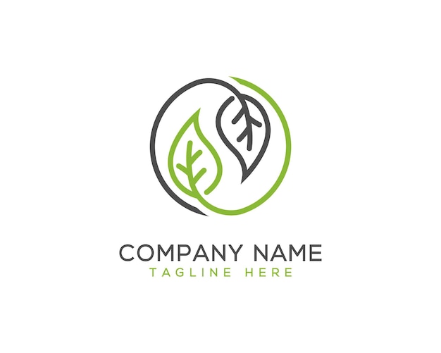 Vector nature logo monogram letter n leaf logo design for natural eco bio brands identity