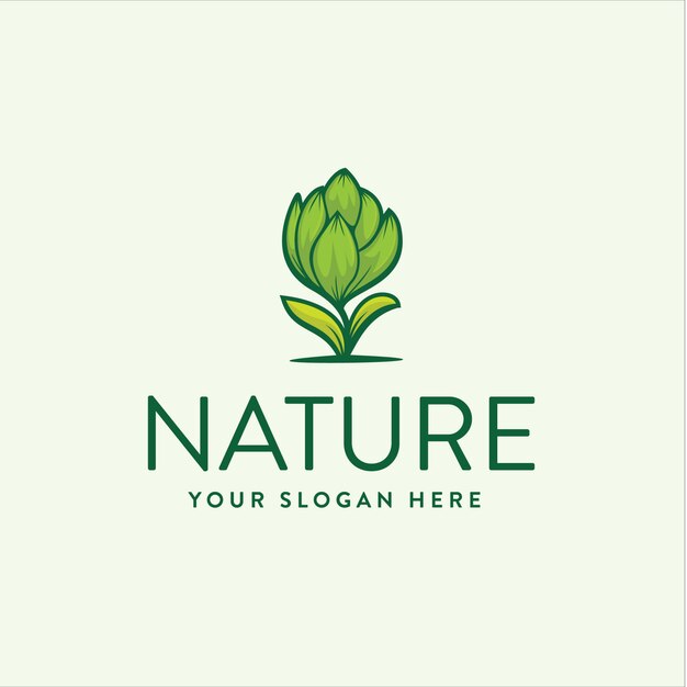 Vettore di logo della natura