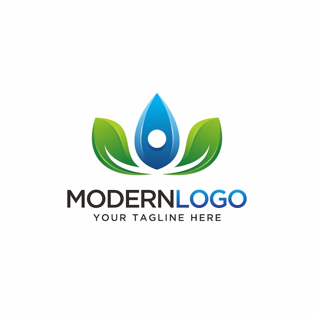 Nature modern logo design