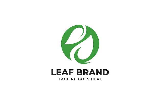 Логотип Nature Organic Fresh Eco Leaf Business