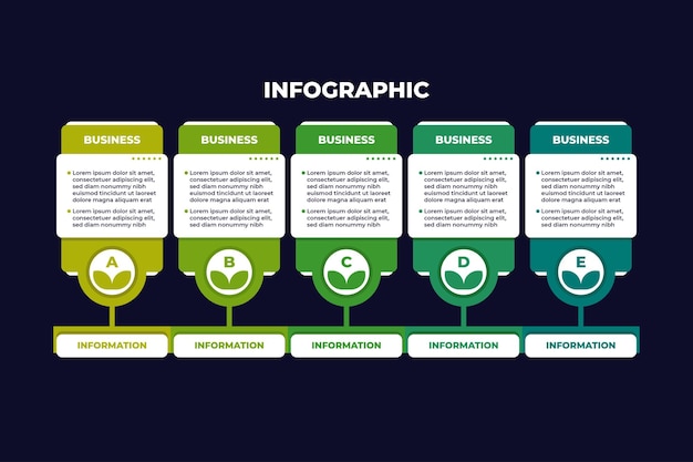 Nature Organic Table Business Infographic