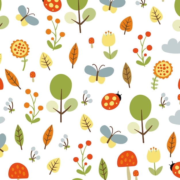 Vector nature pattern design