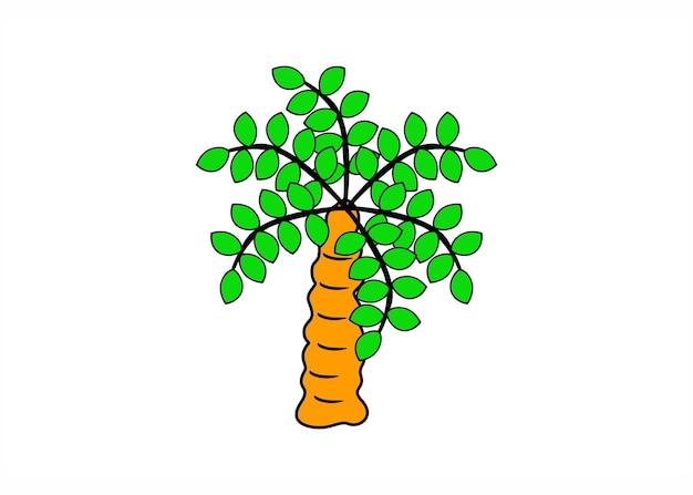 Vettore vettore di clipart vegetale della natura