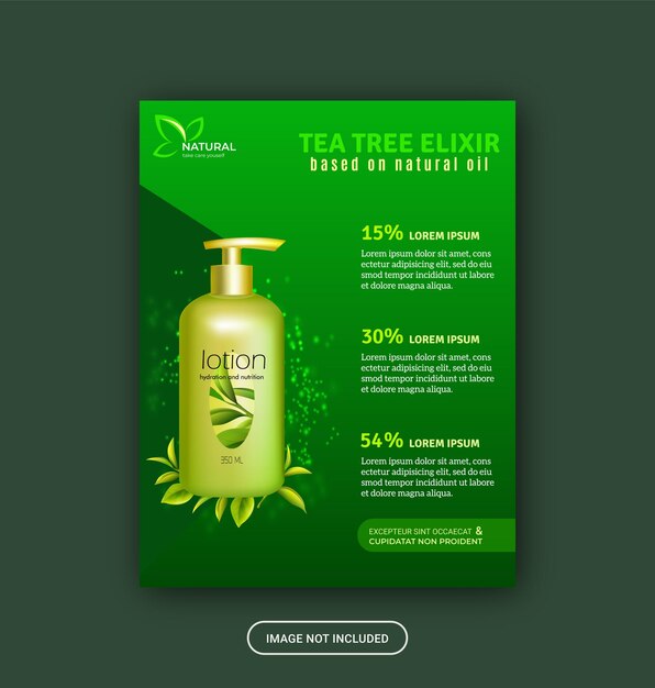 nature Protect Flyer Design Template Vector Design Fully Editable