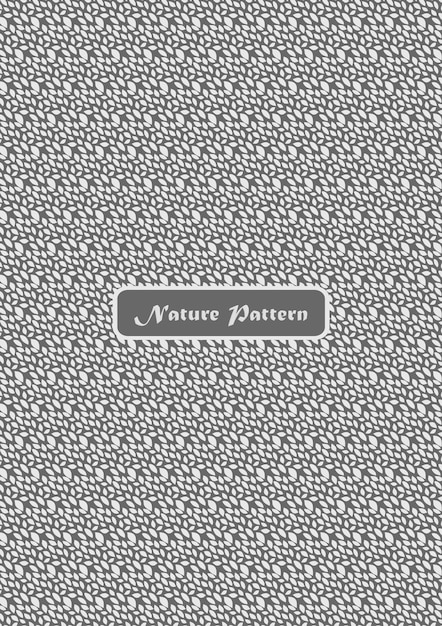 A nature shape pattern for fabric print