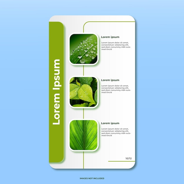 nature social media story template