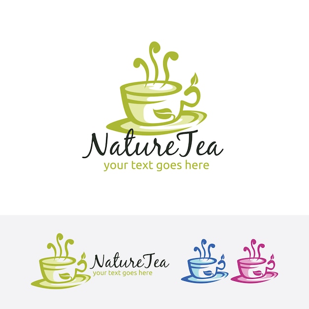 Logo del tè naturale