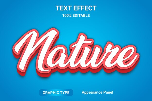 Nature text effects