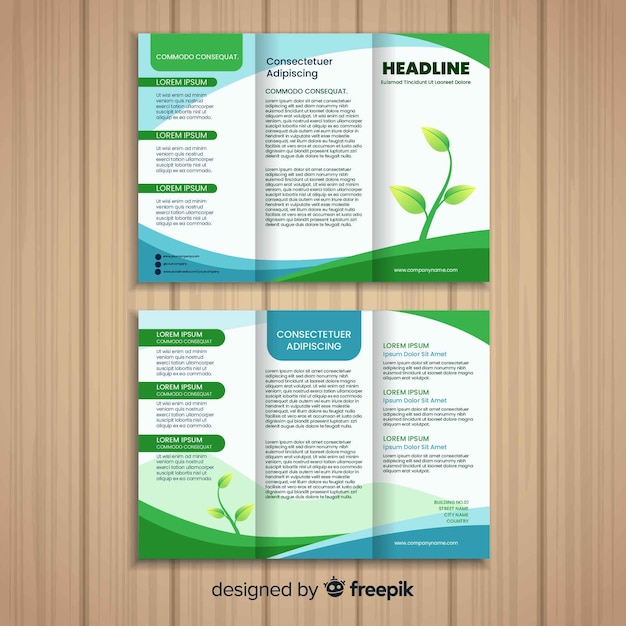 Nature trifold flyer