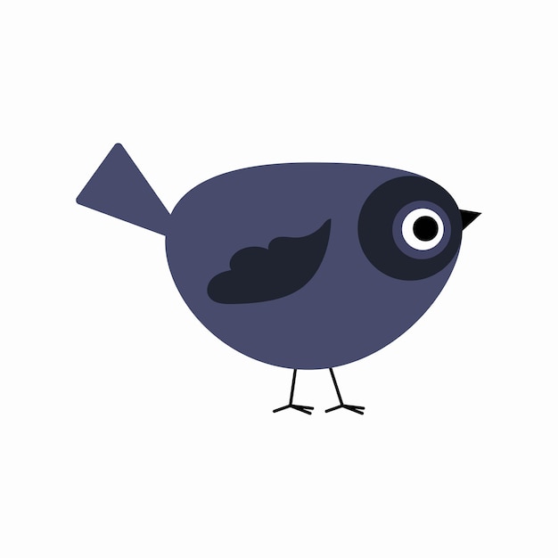 Nature vector blue bird isolated