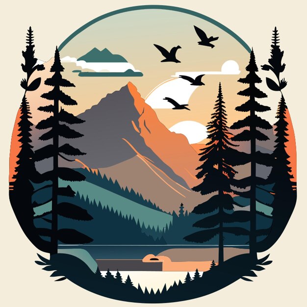 Vector nature vector illustration