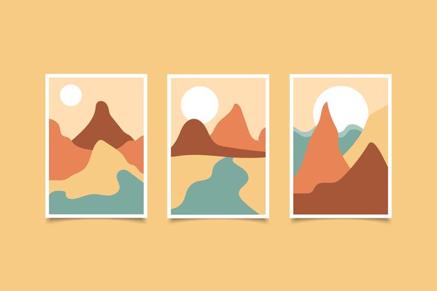 nature wall art landscape mountain collection