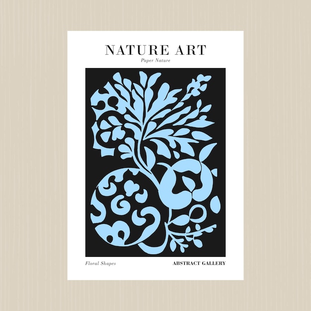 Poster di arte da parete con natura