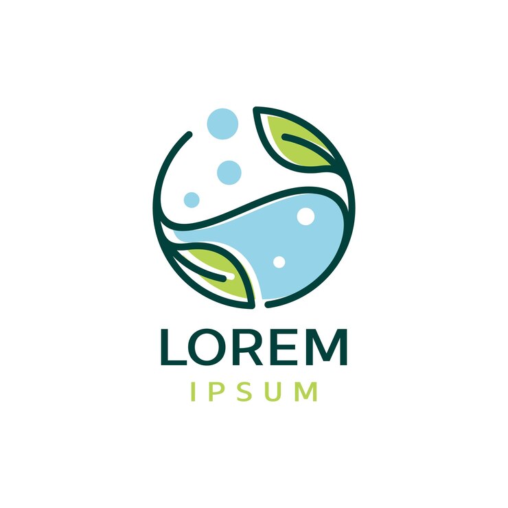Nature Water Logo Template