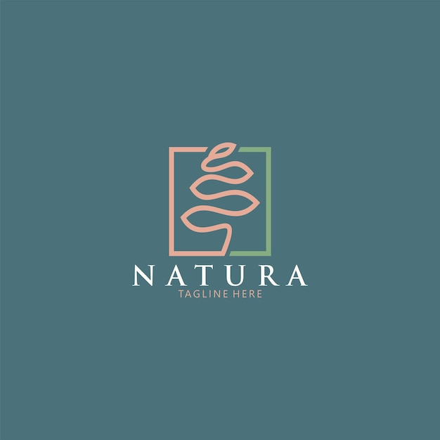 Natuur abstracte boom logo pictogram vector geïsoleerd