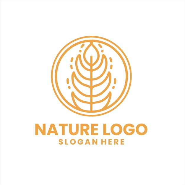 Vector natuur icoon logo