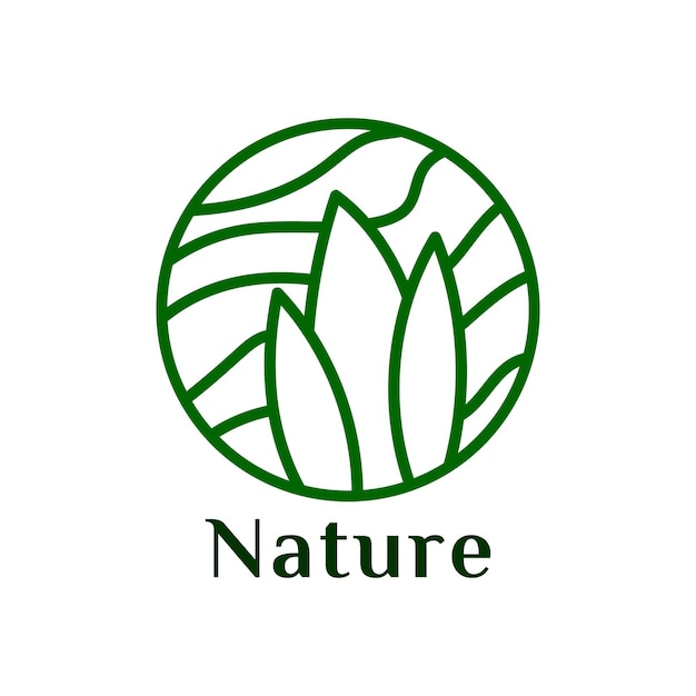 Natuur logo ontwerp